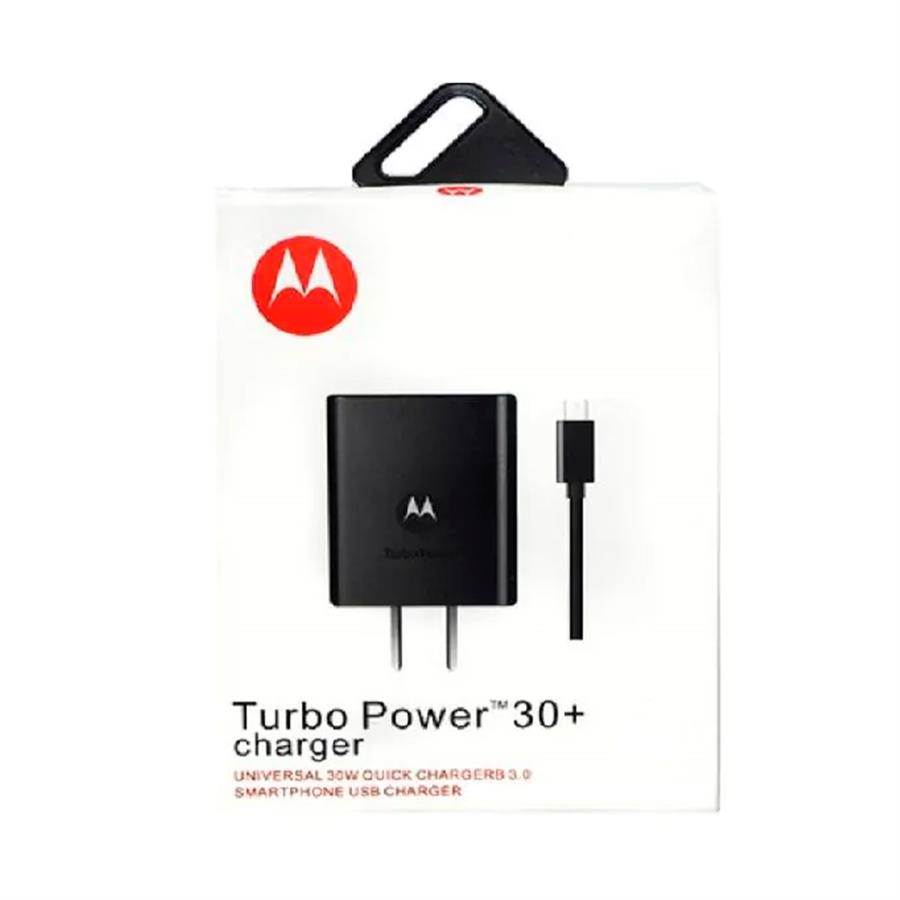 Cargador Tpo Motorola Turbo Power 30w con cable Tipo C