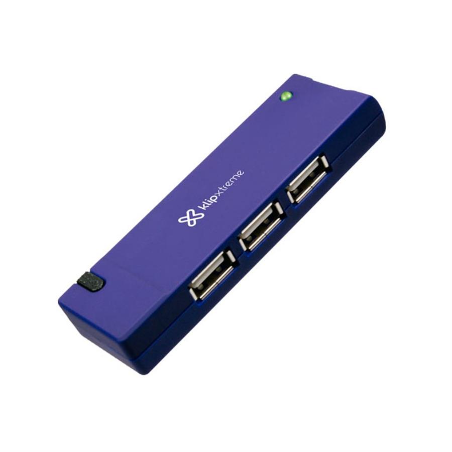 Hub Klipxtreme universal de 4 puertos USB 2.0 Kuh-400A
