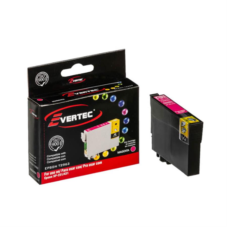 Cartucho Evertec Compatible Con Epson T296 3 Magenta