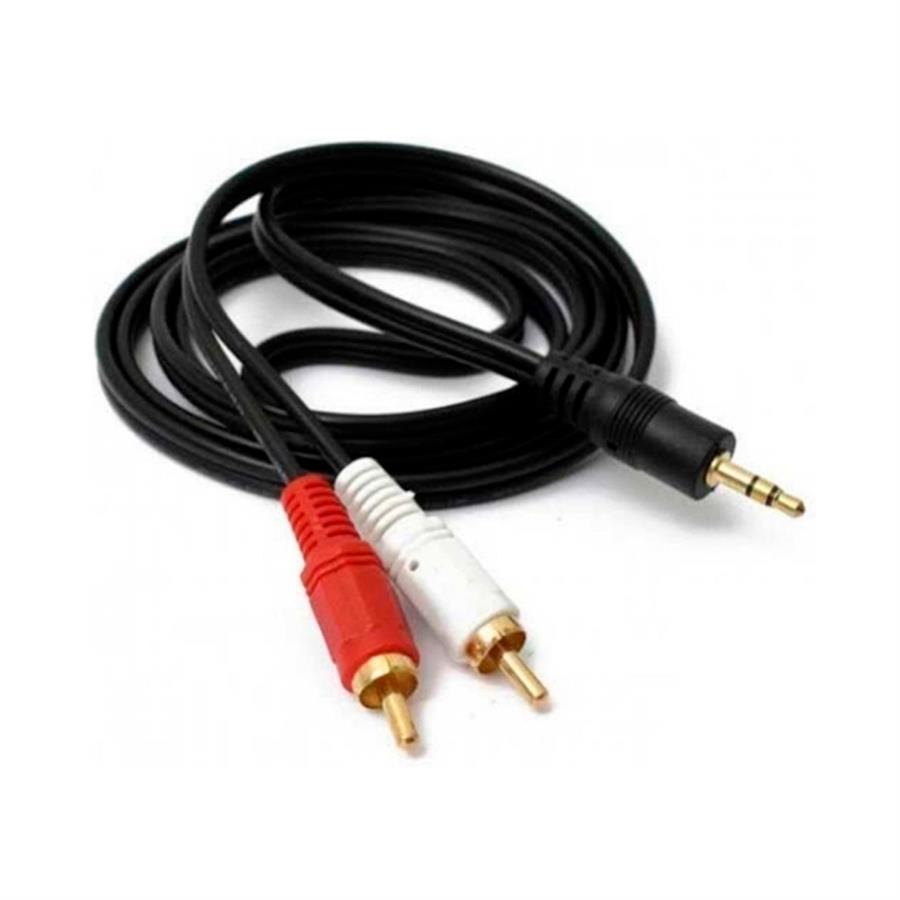 Cable Mini Plug 3.5mm A 2 Rca 1.5 Metros
