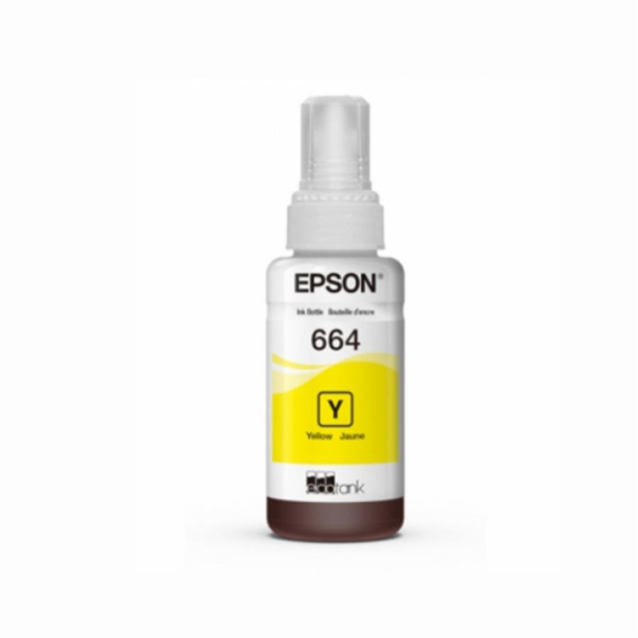 Botella De Tinta EPSON 664 Amarillo Para L200, L210 Y L355