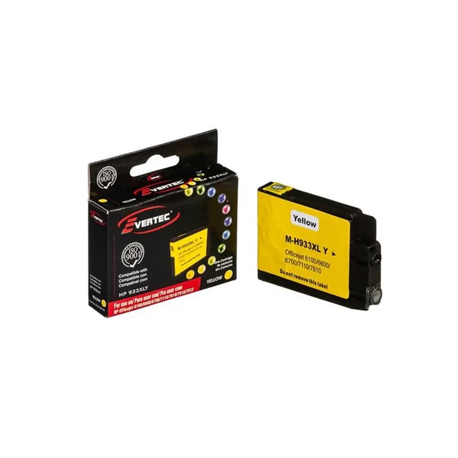 Cartucho de Tinta Evertec compatible HP 933XL CN056AL Yellow