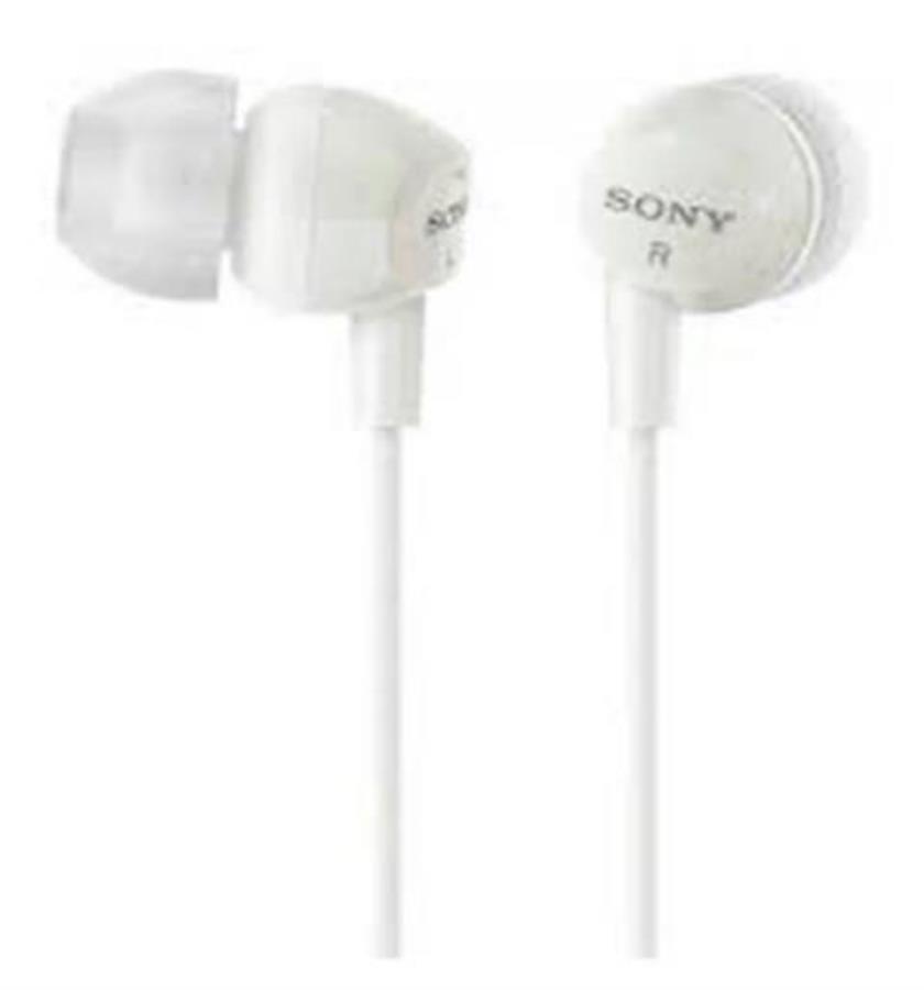 Auricular Sony Mdr Ex15Lp In ear Blanco