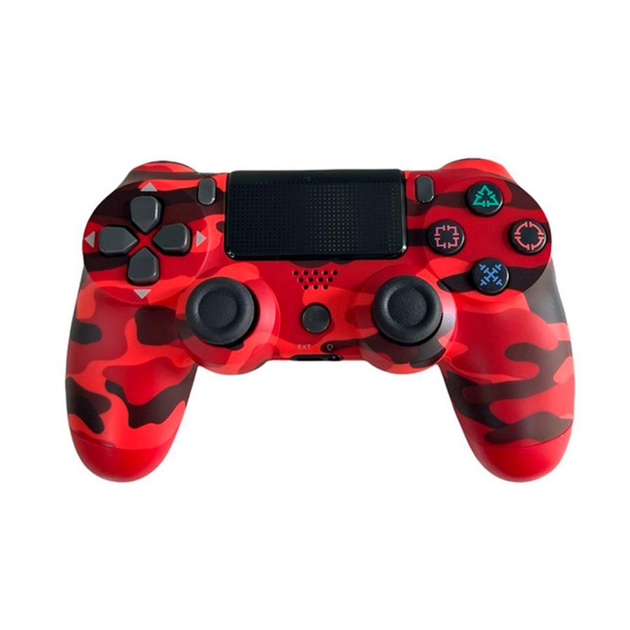 Joysticks PS4 Simil Sony Camuflado Rojo