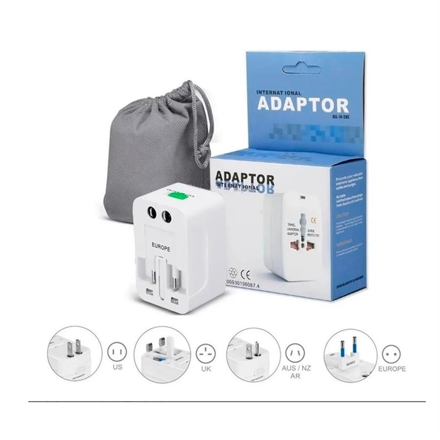 Adaptador Enchufe Universal Mundial Viajero Todos