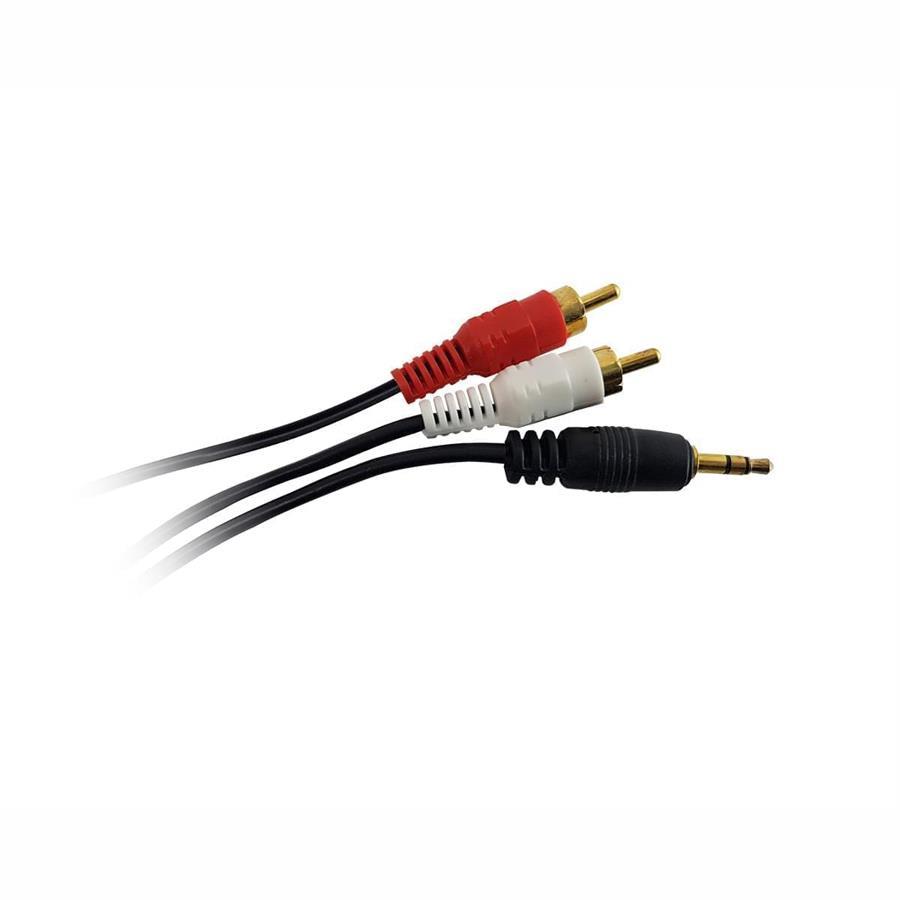 Cable De Audio 3.5 a 2 Rca 10m - Cau3510