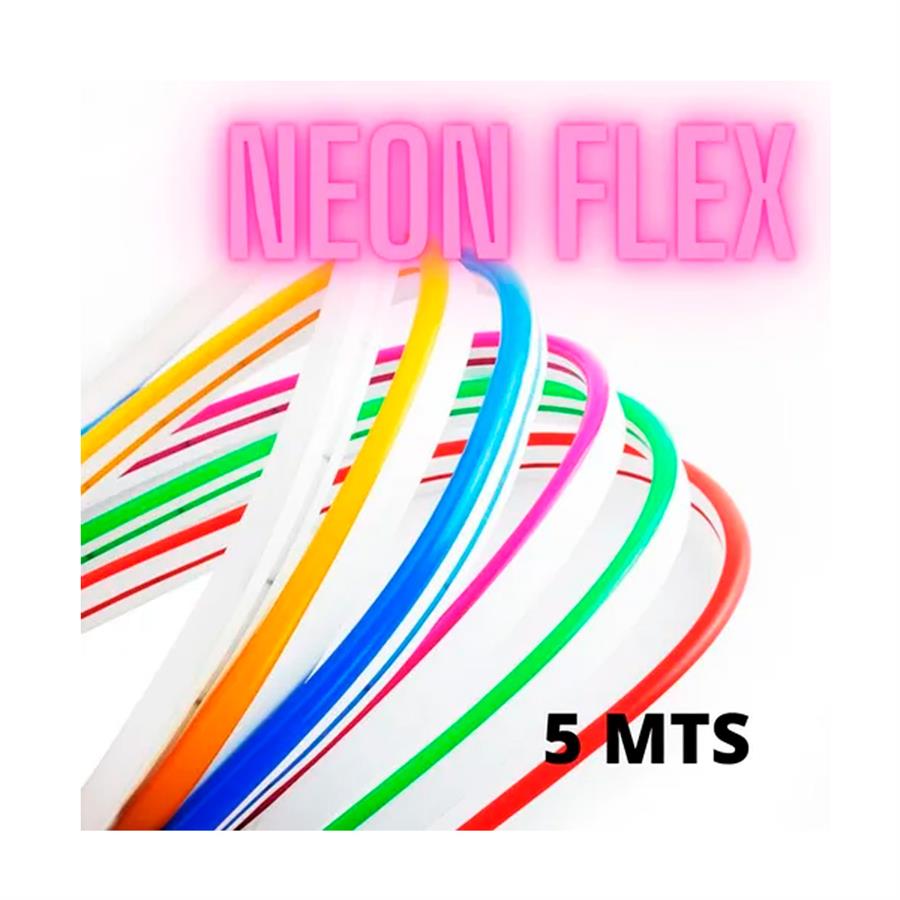 Tira Led Neon Flex 5m naranja