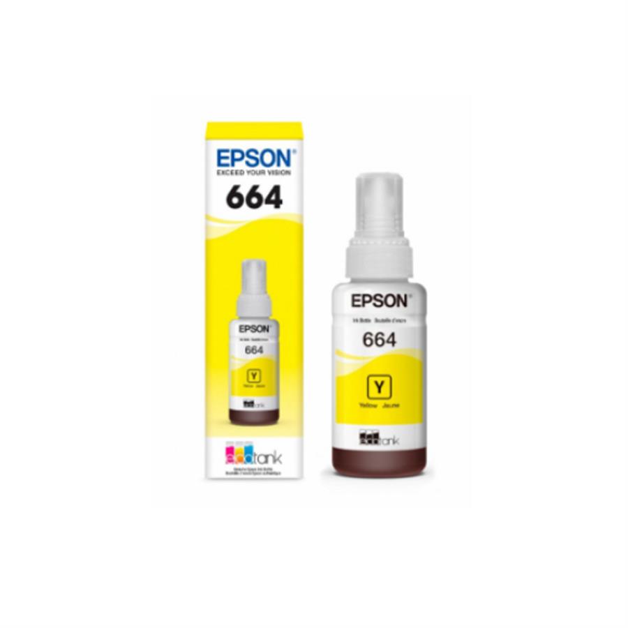 Botella De Tinta EPSON 664 Amarillo Para L200, L210 Y L355