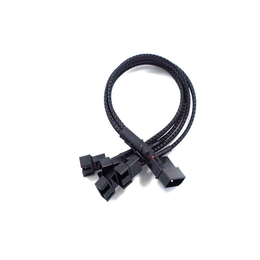 Cable de alimentacion molex 12V a 4 coolers de 4 pines NSAD4CM