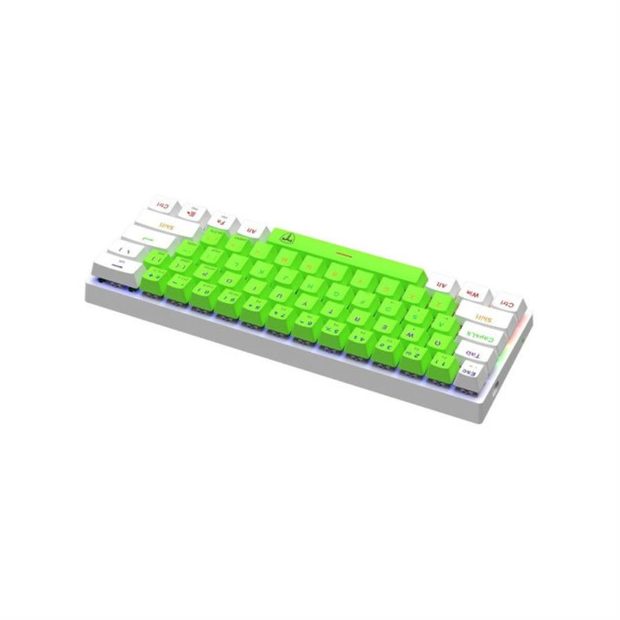 Teclado T-Dagger Arena T-TGK321 Green/White Rgb