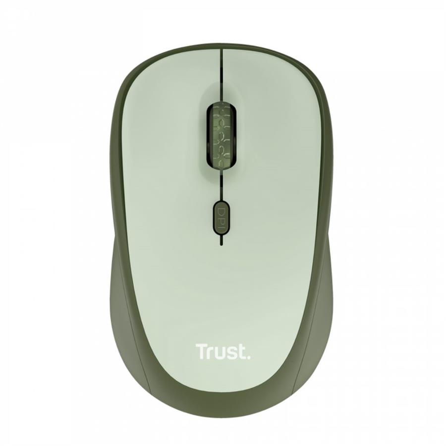 Mouse Trust Yvi+ Wireless Silencioso Green