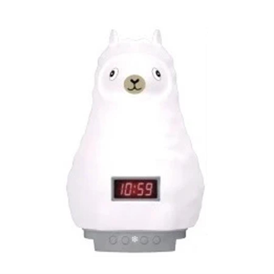 CH-M81 Lámpara De Noche Alpaca Con Reloj Digital Y Parlante