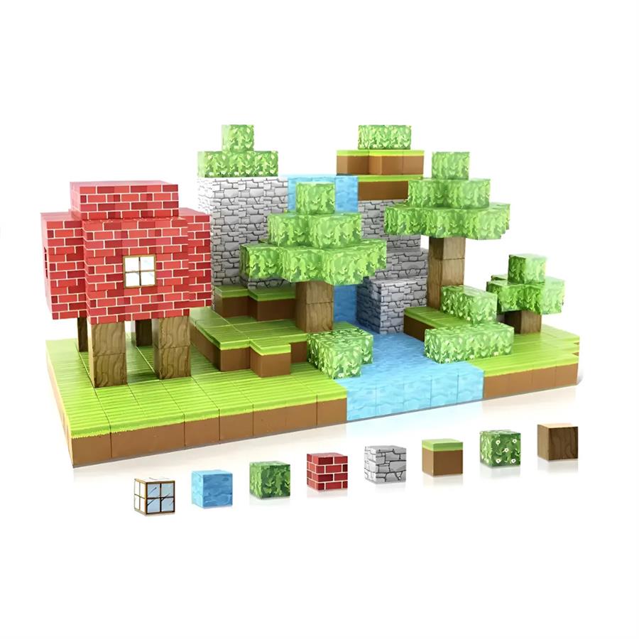 Mc-C54 Juego De Bloques World Cube Nitsuk 154 Piezas