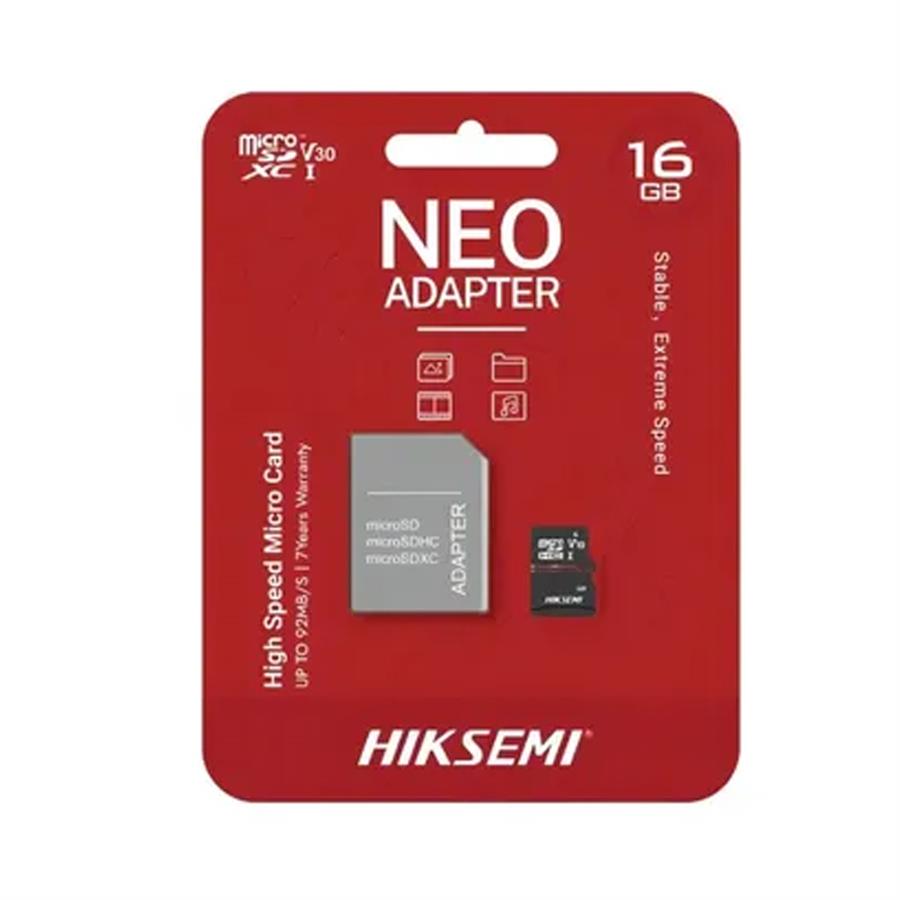 Tarjeta Memoria Micro SD HIKSEMI 16Gb NEO c/Adap