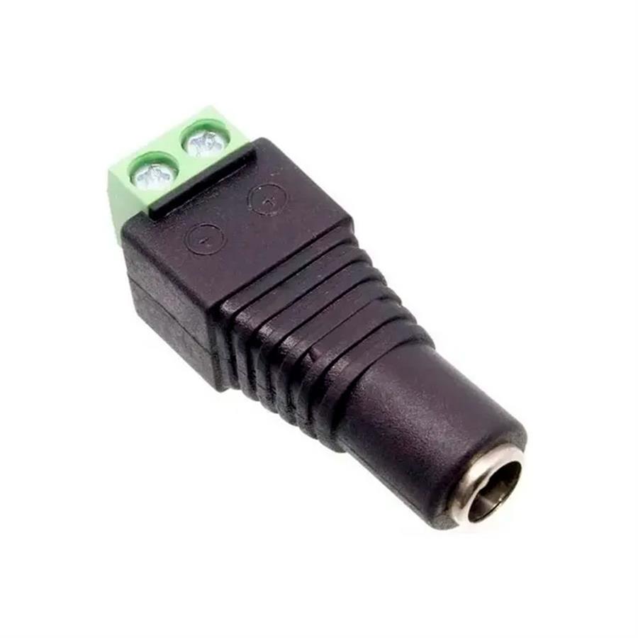 Ficha Conexion Plug Hembra Alimentacion Camara Tiras Led Neon