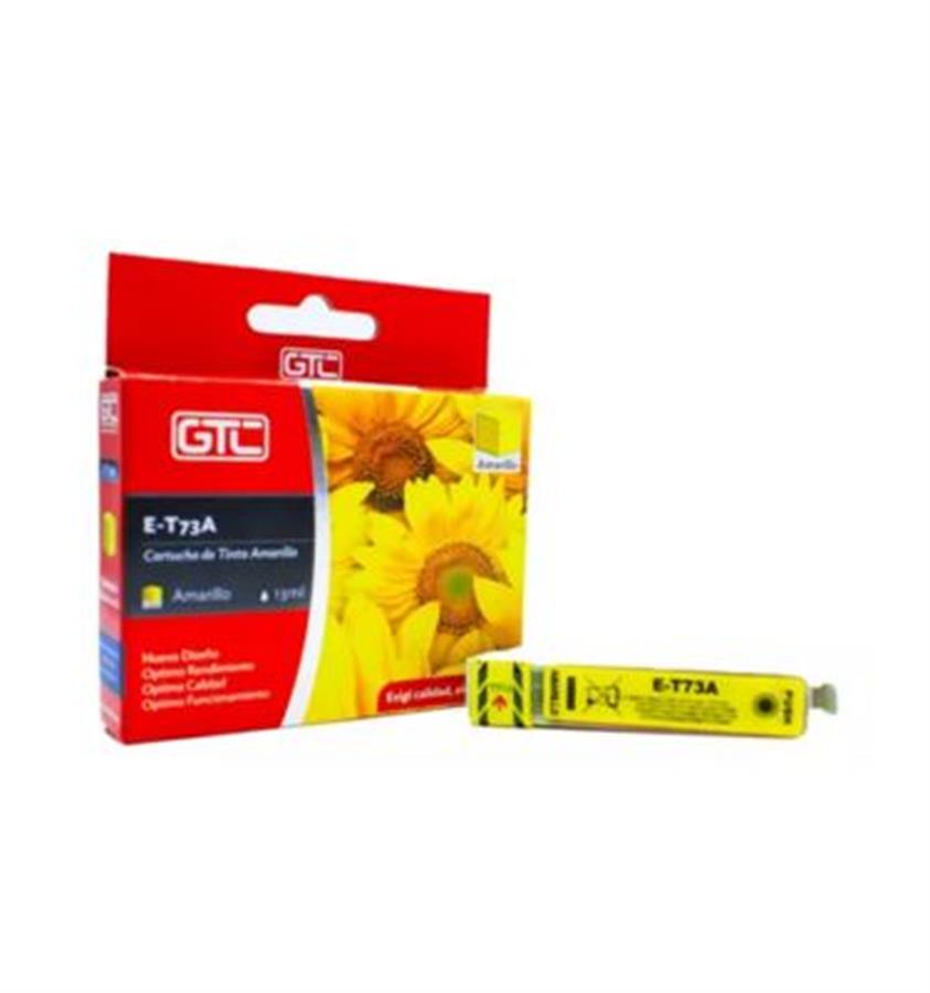Cartucho de Tinta Gtc compatible Epson T0734N T073420 Yellow