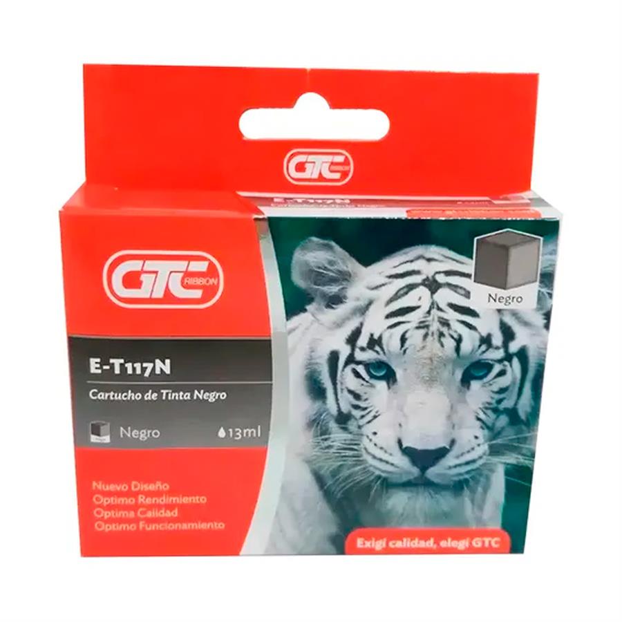 Cartucho Gtc Compatible con Epson 117 Negro