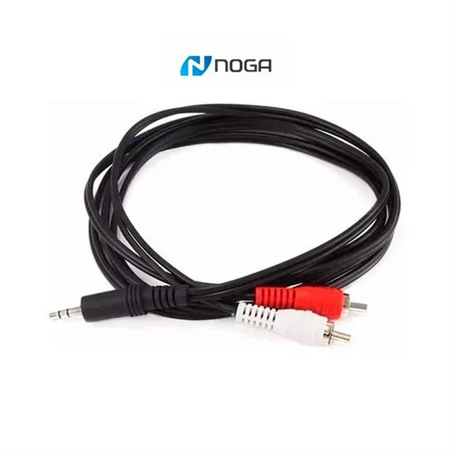 Cable Mini Plug 3.5mm A 2 Rca 1.8Mts Noga Ac-27
