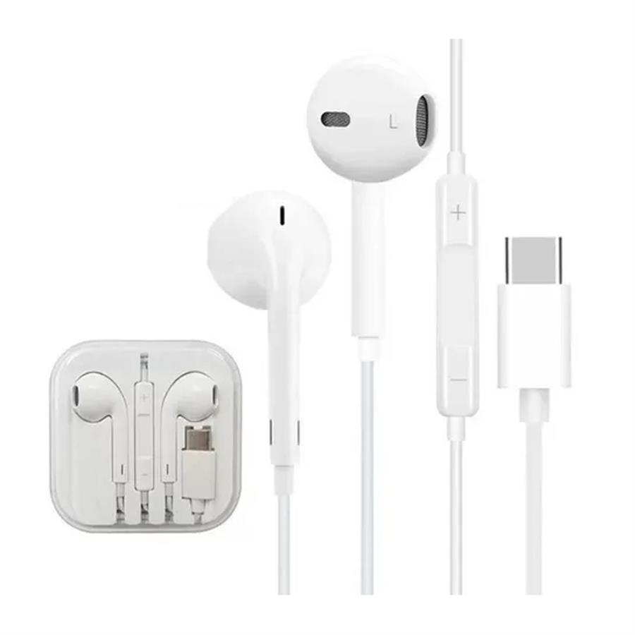 Auricular Con Cable Ficha Tipo C