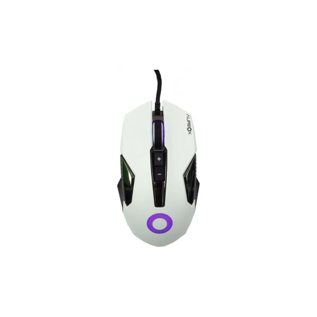 Mouse Gamer Aureox Fireforce GM200W Blanco 3200 DPI
