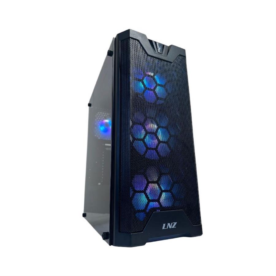 Gabinete Gamer Lnz Y11 Vidrio Templado 4fan Argb