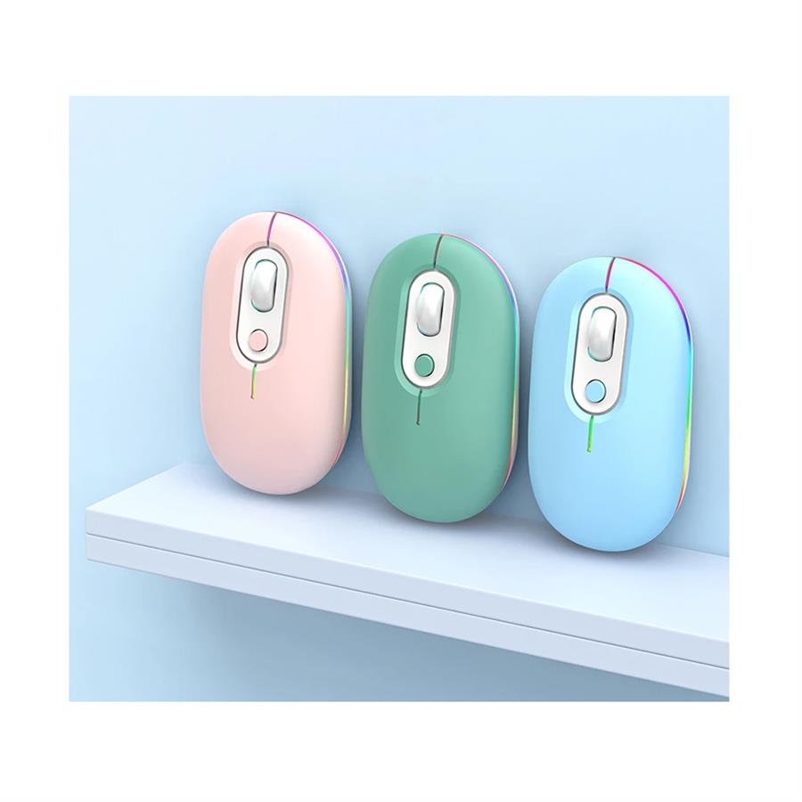 Dn-N615 Mouse Inalambrico Usb Y Bluetooth Recargable