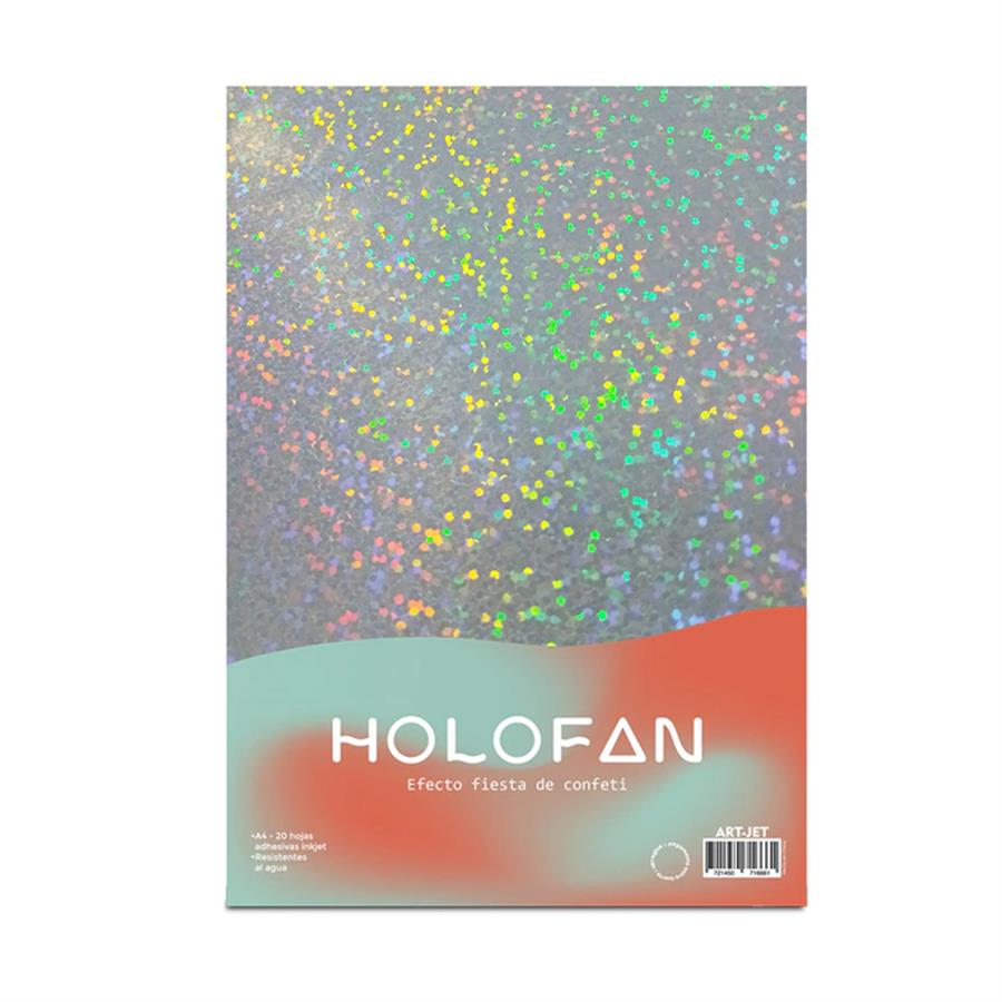 Papel Holofan Efecto Fiesta de Confeti A4 20H