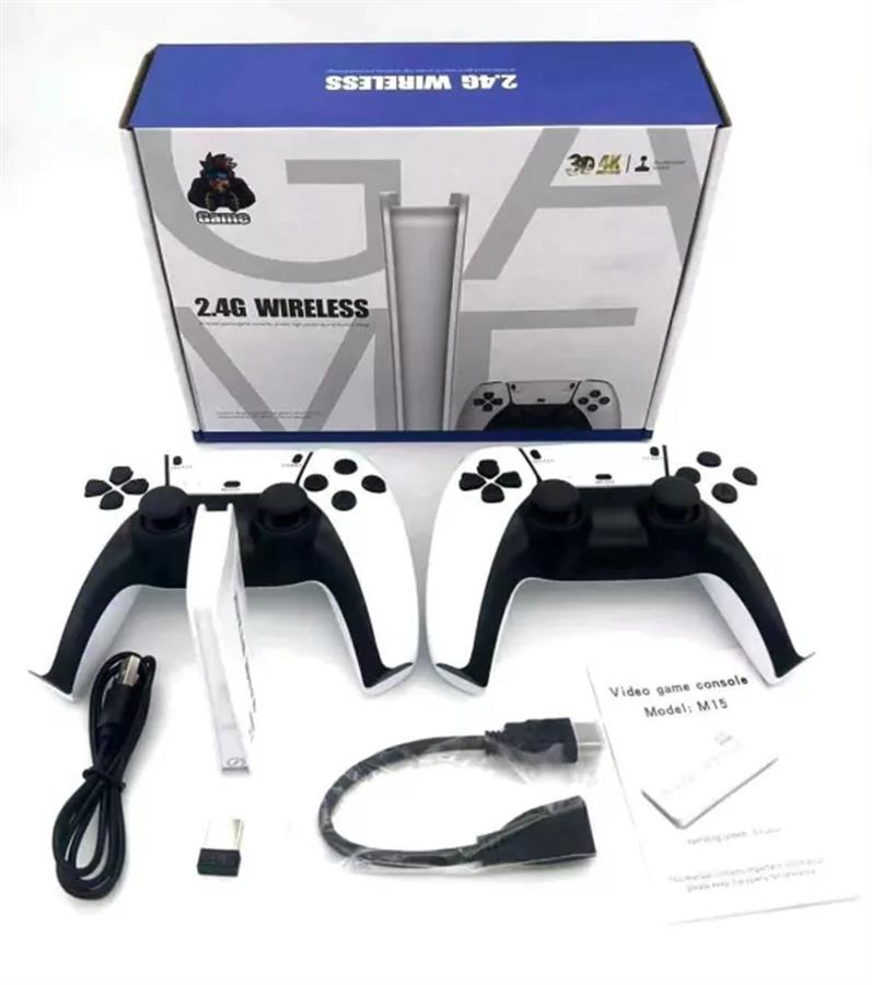 Consola Retro Portátil Gamer Wireless 2.4G PS5 Con 2 Joysticks