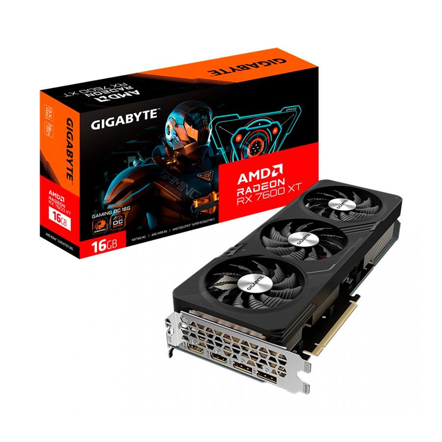 Placa De Video Gigabyte Radeon Rx 7600xt Gaming Oc 16gb