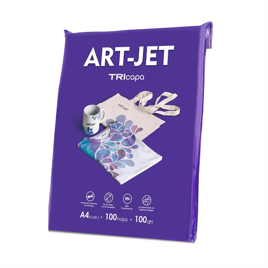 Papel Para Sublimación Art-Jet Tricapa A4 100H