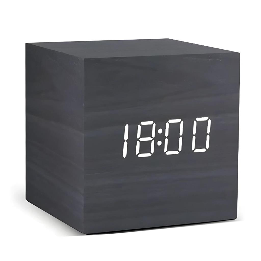 Reloj de Mesa Satellite LED con Alarma y Sensor de Temperatura