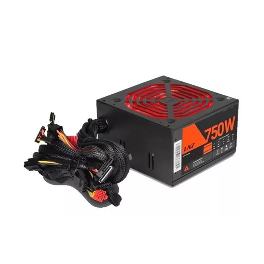 Fuente Lnz 750w ZX750-GZ Cables Mallados (Inc Cable Power Iram