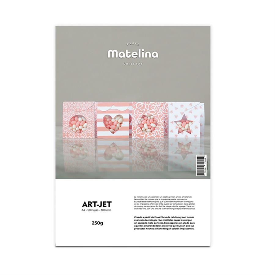 Papel Matelina Doble Faz 250g 50H