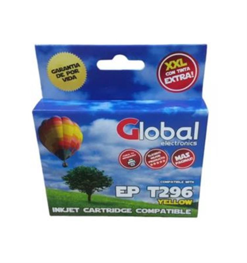 Cartucho Global Compatible Con Epson T296 3 Yellow