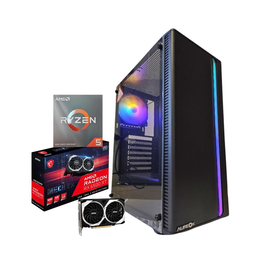 Pc Amd Ryzen 5 4500 Rx 6500Xt 16Gb 480Ssd