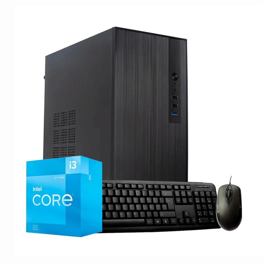 Pc Intel I3 12100F + Gt 730 2Gb + 8Gb + Ssd 480Gb + Sentey TM40
