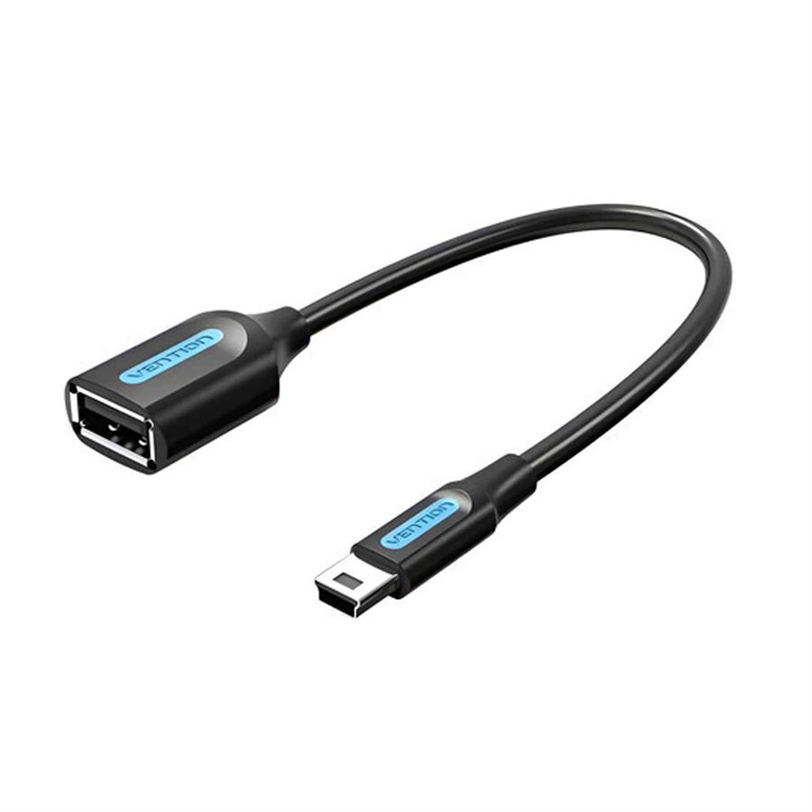 Adaptador USB Mini B A USB Hembra OTG Vention CCTBB 0.15M