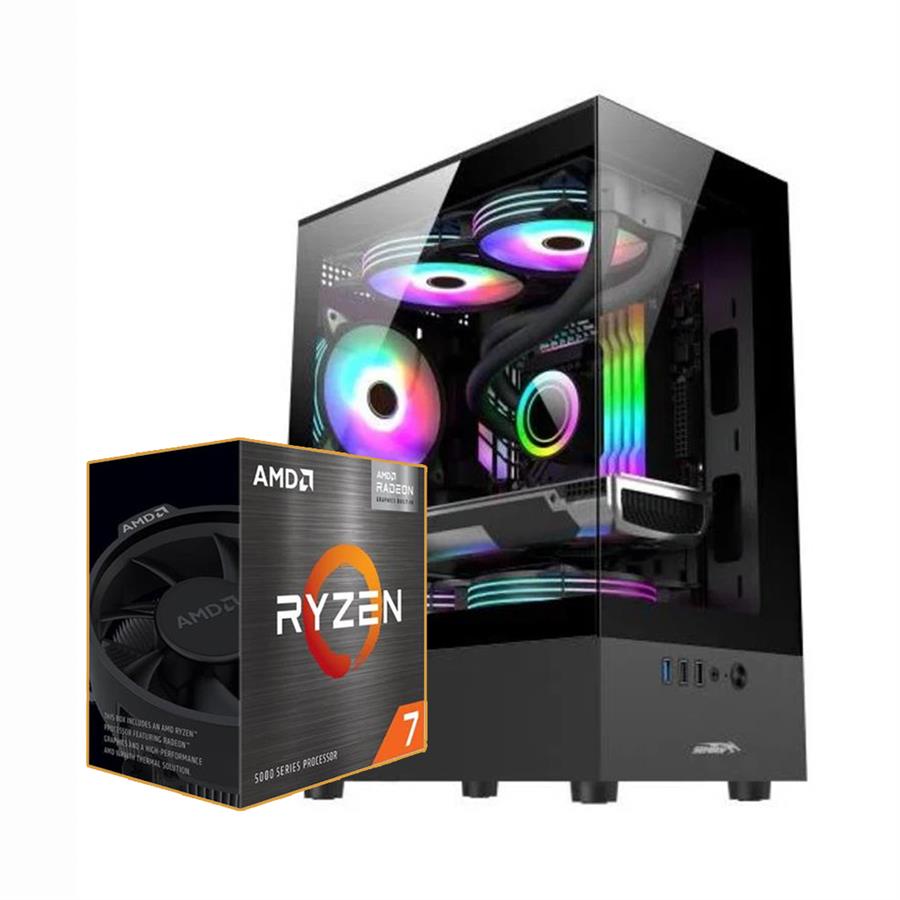 Pc Gamer Ryzen 7 5700G + 16Gb + Ssd 500Gb + Sentey H10 Argb