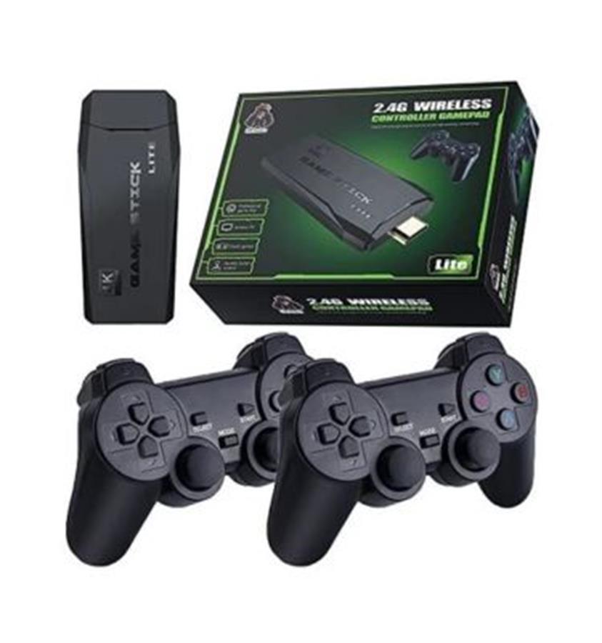 Kit Mini Consola Stick Hdmi/2 Joystick Inalambrico 64g Rs-100