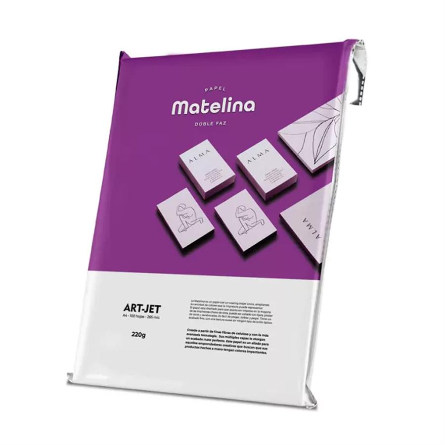 Papel Matelina Art-Jet Doble Faz 220g A4 100H