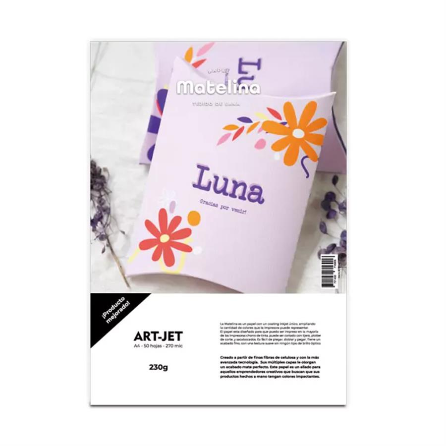 Papel Matelina Art-Jet Tejido de Lana 230g 20H