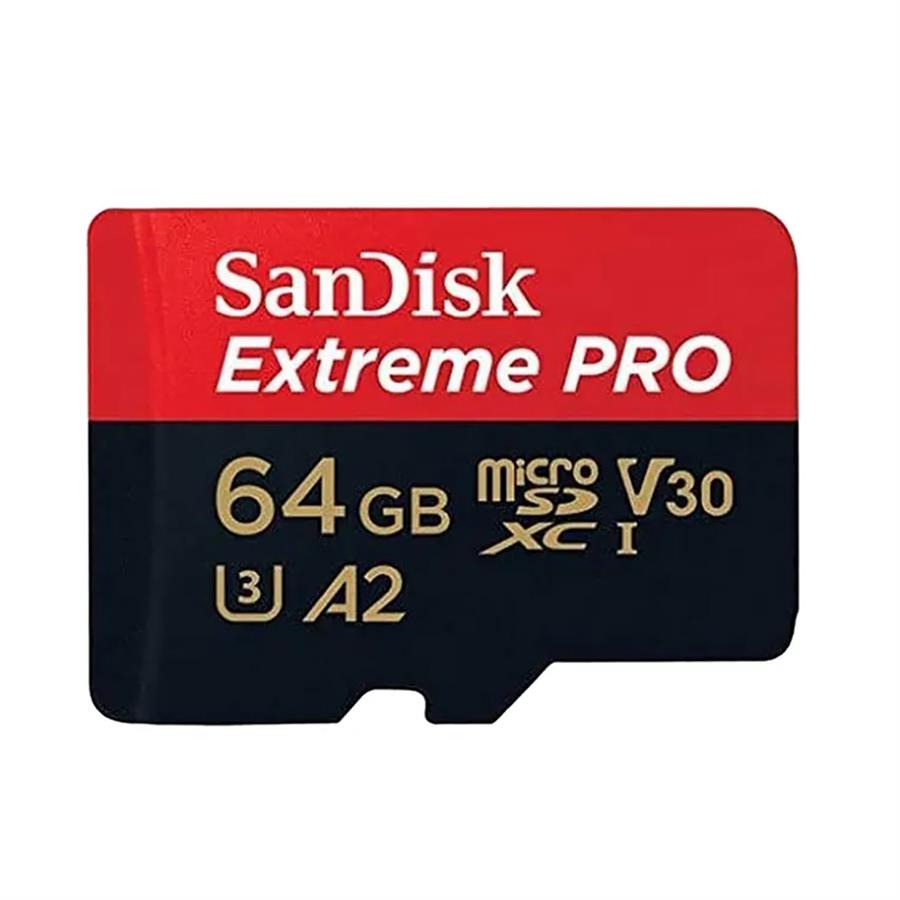 Memoria Micro SD Sandisk Extreme PRO SDXC/UHS-I de 64 GB y 200 MB/s