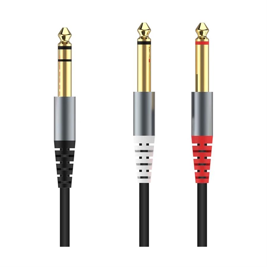 Xc-S5014 Cable De Audio De 6.35Mm A 6.35Mm Estéreo L Y R