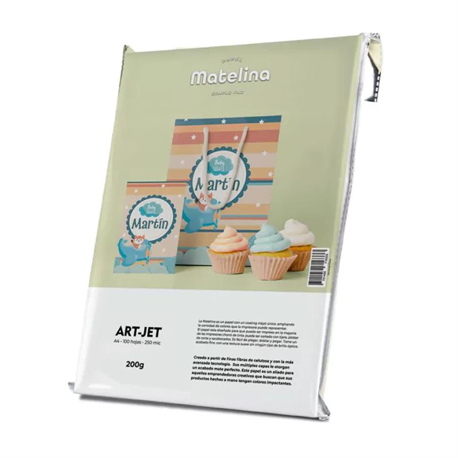 Papel Fotográfico Art-Jet Matelina Simple Faz 200g A4 Mate