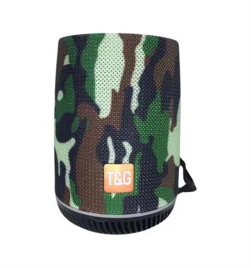 Parlante Portatil Bluetooth T&G Tg-527 Camuflado