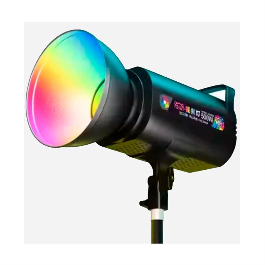 Mm8518 Luz Fotografica Rgb De 500w Con Cubierta De Aluminio