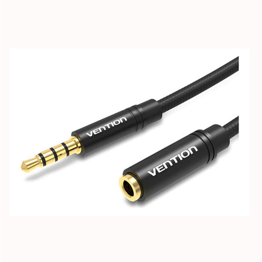Cable Extensor Alargue Audio 3.5mm Auricular + Mic Vention BHBBG