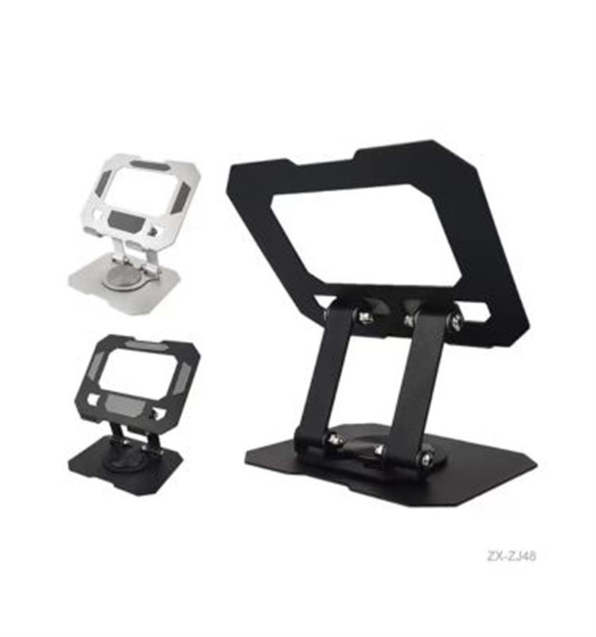 Soporte Holder Tablet Smartphone Metal Plegable Gira 360° Zx-Zj48