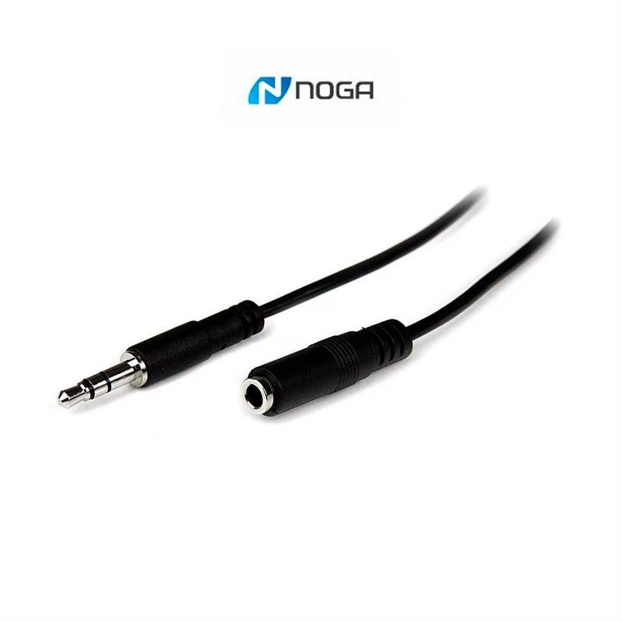 Cable Prolongador Audio Plug 3.5 Macho a 3.5 Hembra Noga AC-56 1.80mt