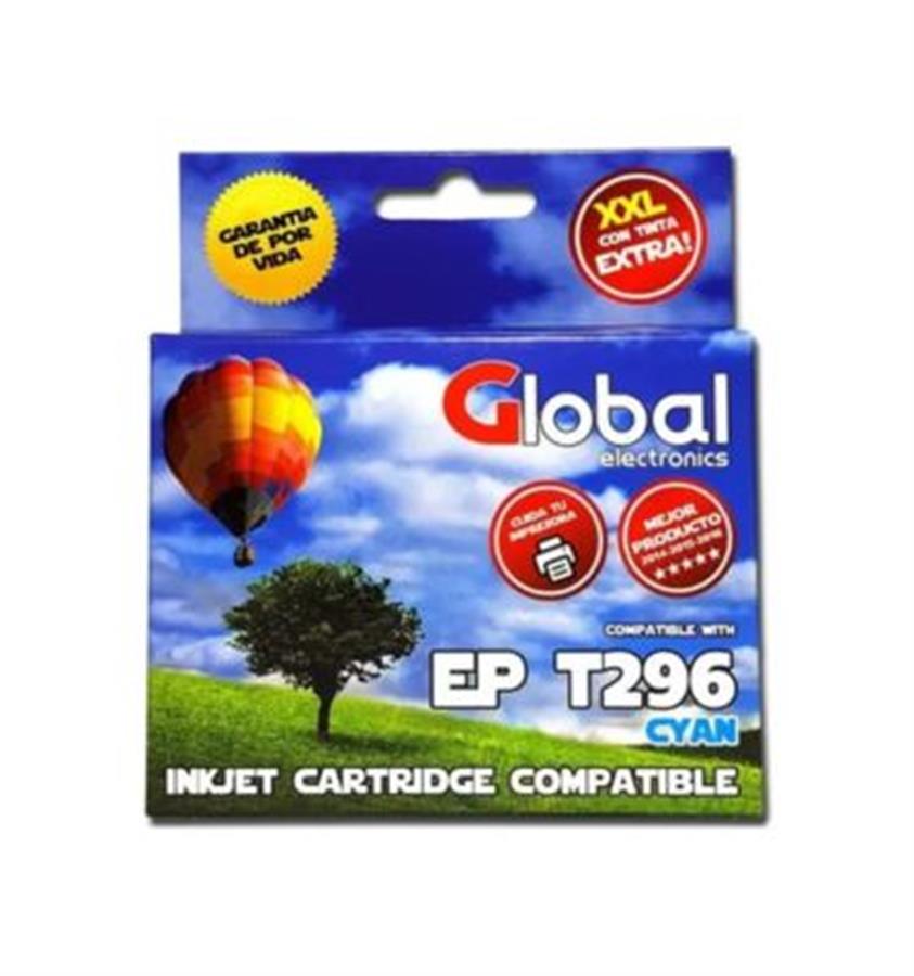 Cartucho Global Compatible Con Epson T296 2 Cyan